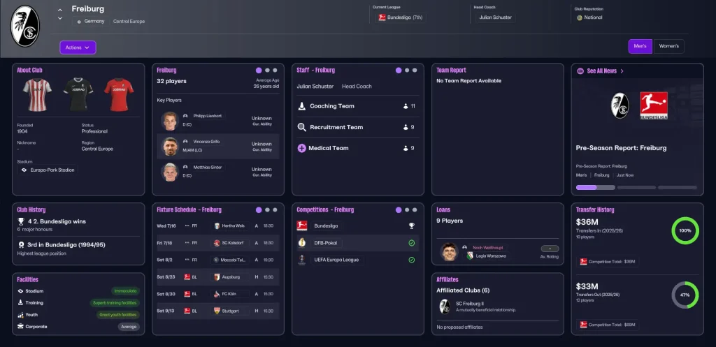 Freiburg FM26 Save: Breaking Bayern's Stranglehold